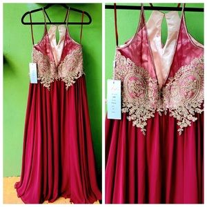 Brand new burgundy Maxi dress